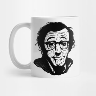 Woody Allen Portrait Art Mug